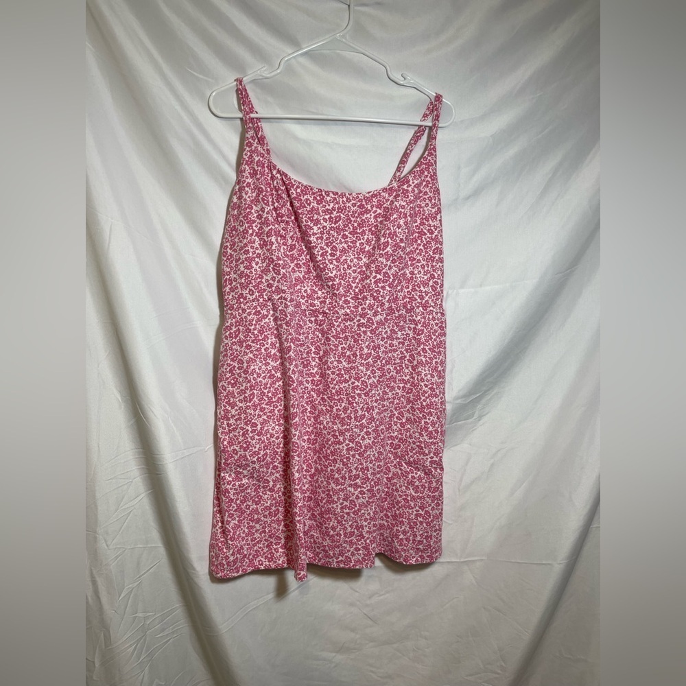 Cottagecore Old Navy Pink Floral Mini Dress